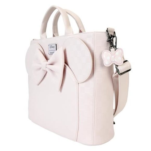 Minnie Mouse Checkered Texture Convertible Backpack & Tote Bag ^_^ main image 4